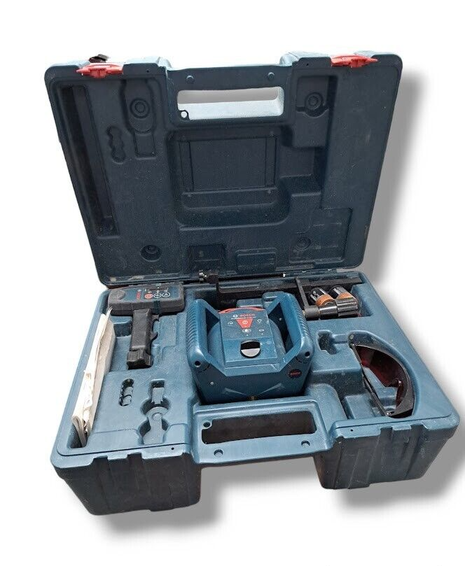 Bosch GRL80020HV Self Leveling 800ft Rotary Laser lr30 receiver in