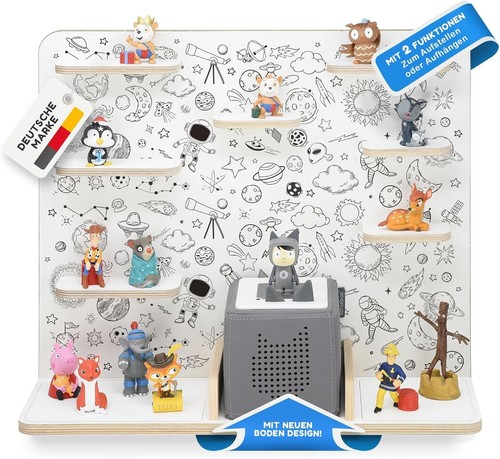 Regal für Toniebox Tonies Figuren Musikbox Wandregal Stehregal magnetisch - Bild 1 von 9