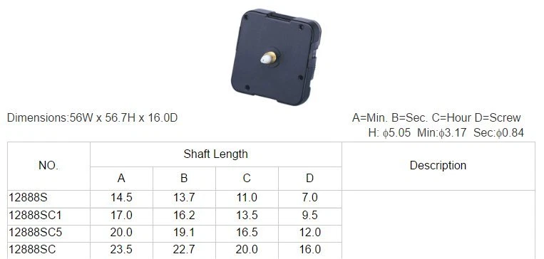 Movimiento Reloj Cuarzo Young Town 12888 Original Youngtown 12888 Modelos Foto 3 de 3