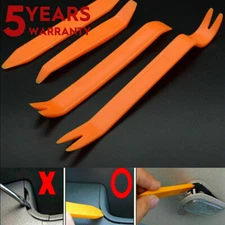 Orange Car Door Trim Removal Tool Pry Panel Dash Radio Body Clip Installer Set