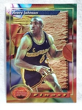 1994 Topps Finest Avery Johnson #143 Golden State Warriors