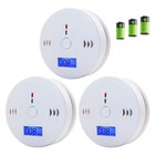 CO Melder Kohlenmonoxidmelder 10 Jahre Warnmelder mit Batterie LCD Display 85dB