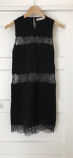 ZARA Lace Knit Dress Sheer Mini Black Size S - Ref: 2488/009