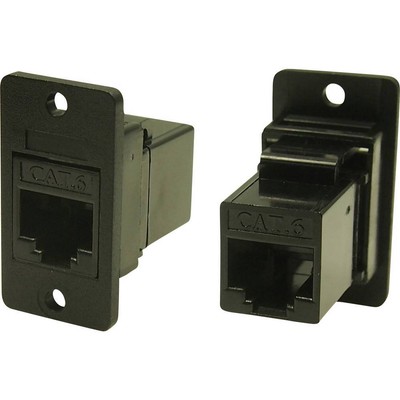 Cliff FM SLIM FT CAT6 SHLD 3.2 HOLE CP30622SX1 Adapter, Einbau Schwarz 1 St.