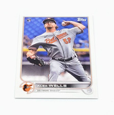 2022 Topps Baseball Series One Alex Wells Baltimore Orioles RC #118
