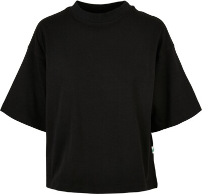 Urban Classics Damen Ladies Organic Heavy Tee Black