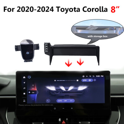 For 19-24 Toyota Corolla E210 8/9'' Screen Car Mount GPS Bracket Navigation Stand