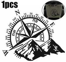 Car Hood Body Side Door Compass Mountain Graphics Stickers Vinyl Decal Sticker*1