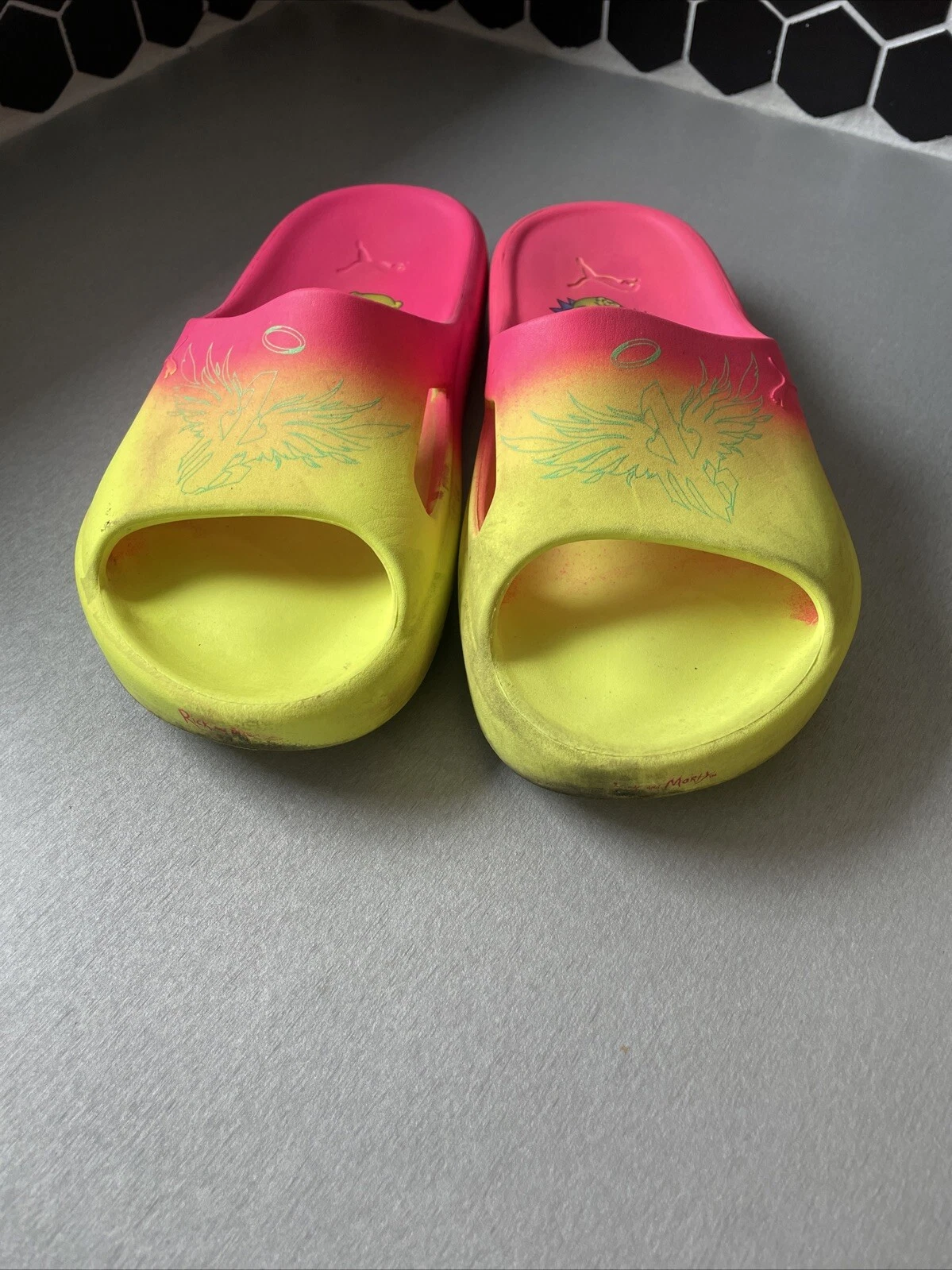 Infradito Puma Rick and Morty Slide Ons Slides Lamelo Ball MB2 Taglia 10