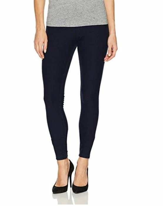 HUE Fleece-Lined Denim Leggings