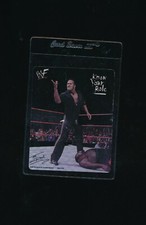 1999 WWF The Rock insert Short Print SP wrestling sticker vending prism tough