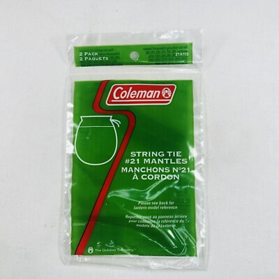 #ad Coleman 2 Pack of #21 String Tie Mantles #21A102 200 220 228 275 286 288 290 295 $3.99