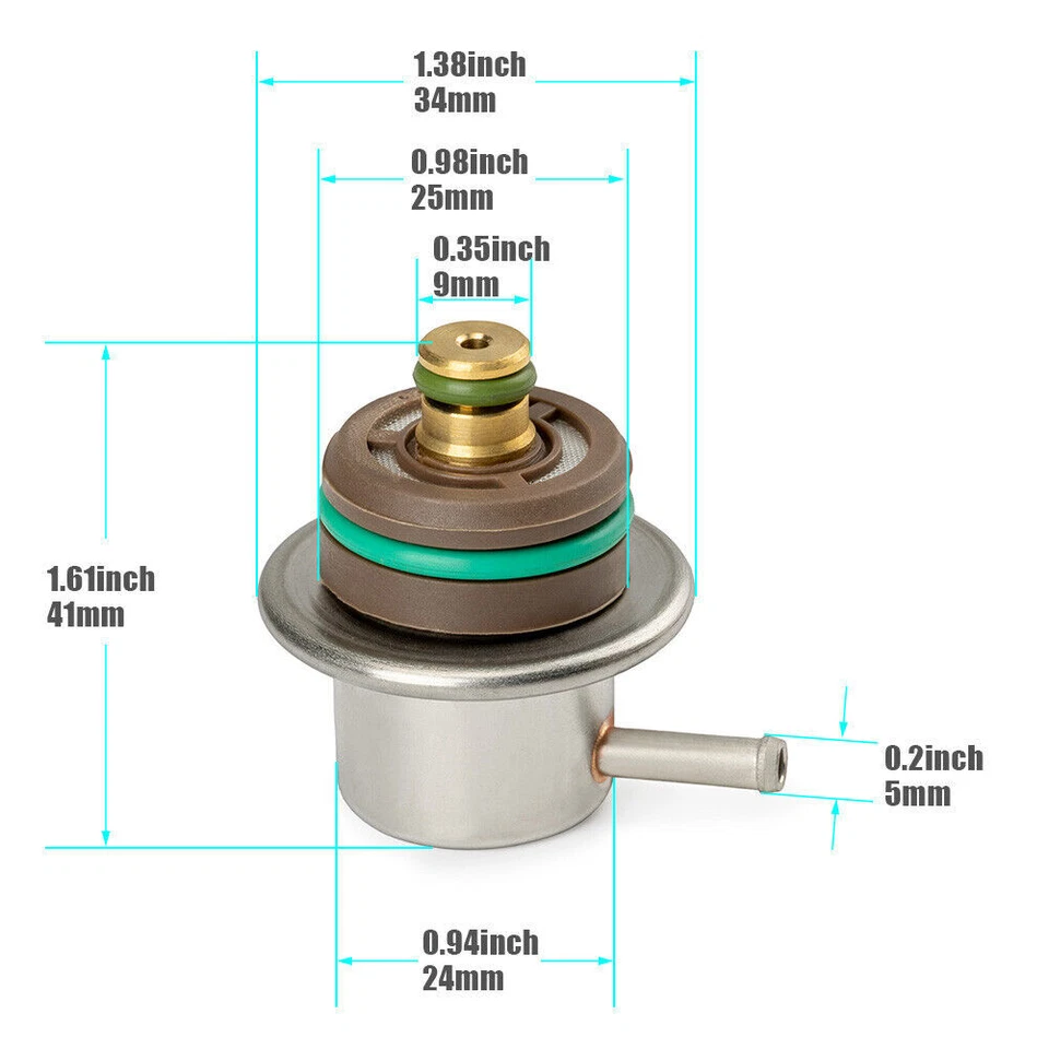 1x Fuel Pressure Regulator for 1999-2004 Ford Expedition F-150 4.6L 5.4L New - Изображение 2 из 4