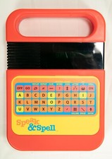 Texas Instruments Speak And Spell Tested Works Toy Red Vintage EUC