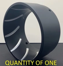 "Comet" Black End Cap Fits SHARKROAD / Exhaust Muffler Tip fits on 4.5" 