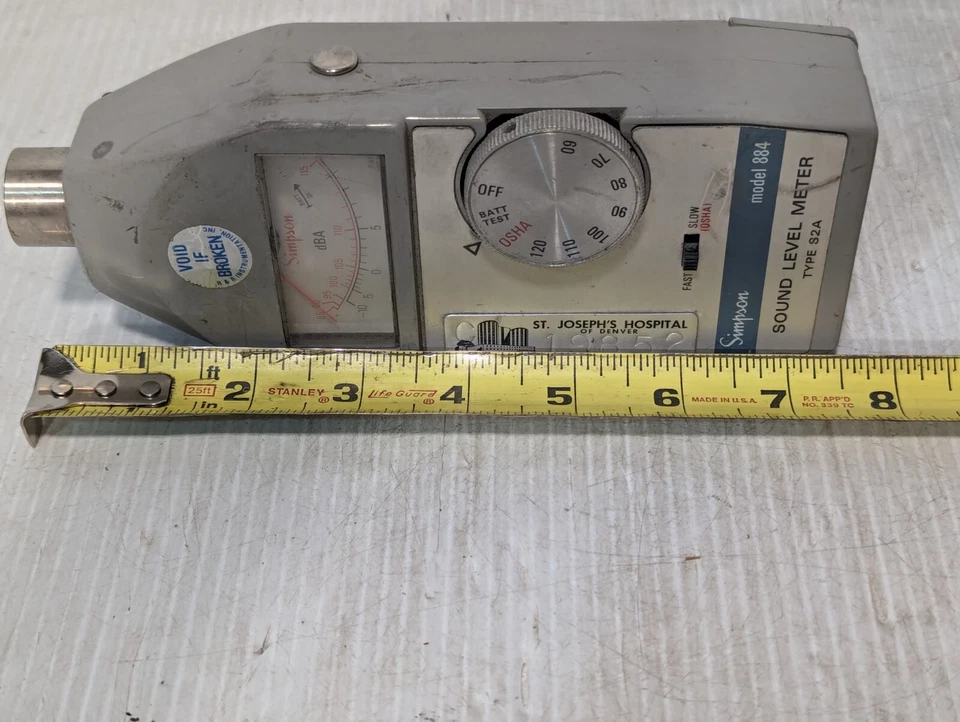 Medidor de nível de som Simpson modelo 884 tipo S2A   - Imagem 4 de 4