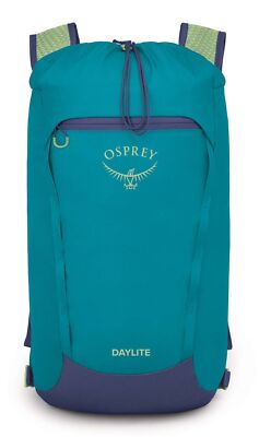 Osprey Daylite Cinch Pack Rucksack Rucksack Blue Spikemoss / Alkaline türkis Neu