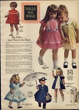 1966 PAPER AD COLOR Mary Poppins Doll Alice Wonderland 36" Lifelike Thumbelina 