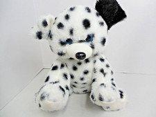 Vintage THE BEAR FACTORY Spotted Teddy Black White 11  2001 Plush Animal