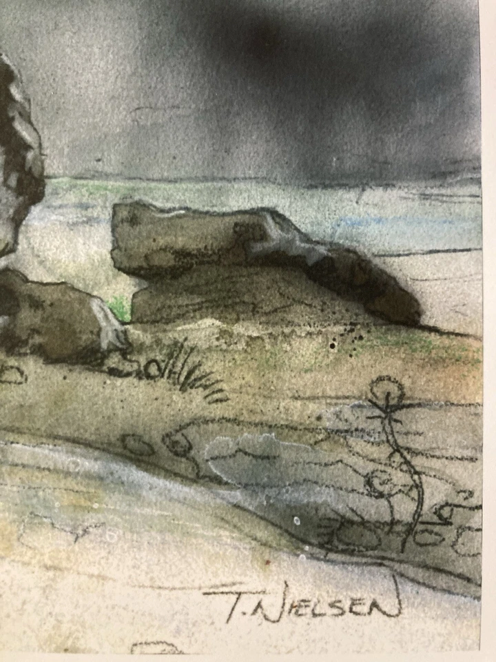 MTG✨Artist Signed PLAINS-Rocks ART PRINT & CARD✨Tempest NM/M 1997 T. Nielsen Art - Image 4 of 4