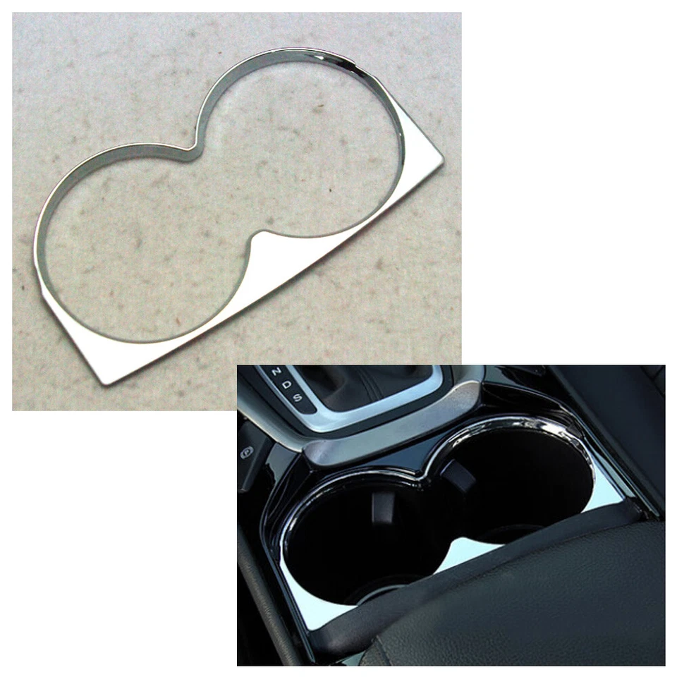 Interior Cup Holder Cover Trim Chrome For 2013 - 2015 Ford Mondeo / Fusion 2.0T  Foto 2 de 4
