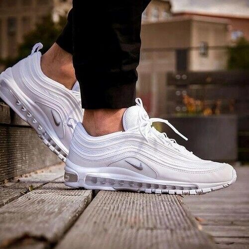 Shinkan Samuel confirmar Nike Air Max 97 Triple White 90 95 98 270 921733 100 Men Sz 10.5 Women Sz  12 | eBay