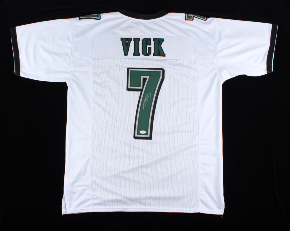 MICHAEL VICK AUTOGRAPHED CUSTOM JERSEY (PHILADELPHIA EAGLES) - JSA COA! 
