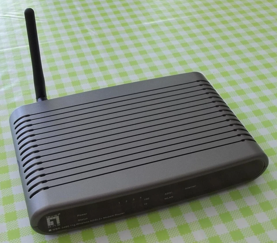 ADSL2+ Modem Router level one WBR-3460 - Bild 2 von 4