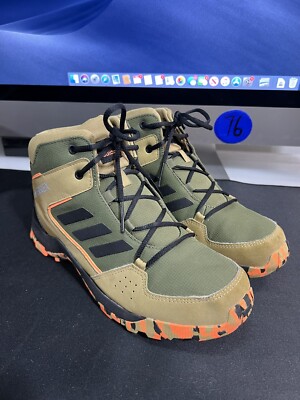 Shoes trekking Kids Adidas Terrex Hyperhiker Mid FX4188 Olive-Beige size 