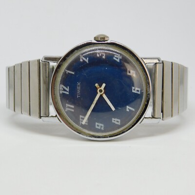 Vintage Timex Two-Hand Wind-up Analog Men's Watch Sz. 6 1/2'' for Parts
