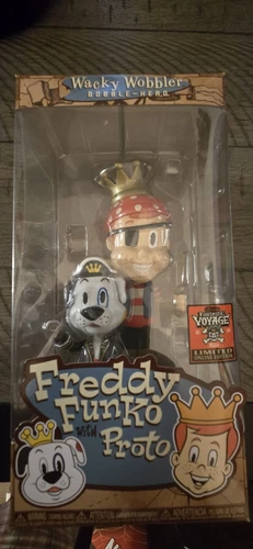 Funko Fundays 2024 Wacky Wobbler Pirate Freddy Funko With Proto