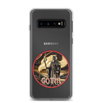 ''Gothi'' Clear Case for Samsung  Asatru Heathen Viking Norse Pagan Runic