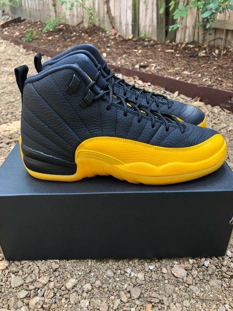 Nike Air Jordan Retro 12 Black University Gold GS Size 7y in Hand for sale online | eBay
