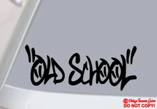 OLD SCHOOL Vinyl Decal Sticker Car Window Wall Bumper JDM ILLEST DOPE DRIFT EURO