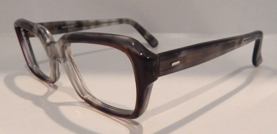 Vintage WHITE HAINES OPTICAL "More" Dusty Tweed 48/20 Eyeglass Frame NOS #264 - Image 3 of 4