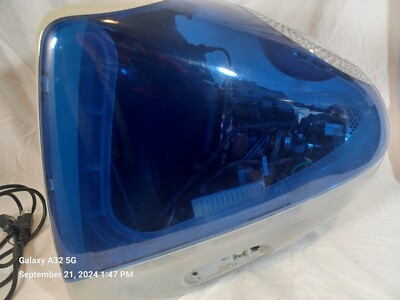 Vintage Apple iMac G3 Blue M5521 All In One Computer PC Mac Vintage Apple iMac G3 Blue M5521 All In One Computer PC Mac