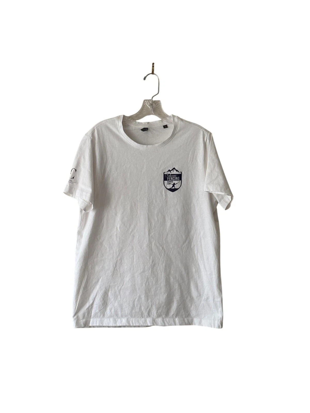Folgaria Fencing Summer Camp White T-Shirt Large By Kariban