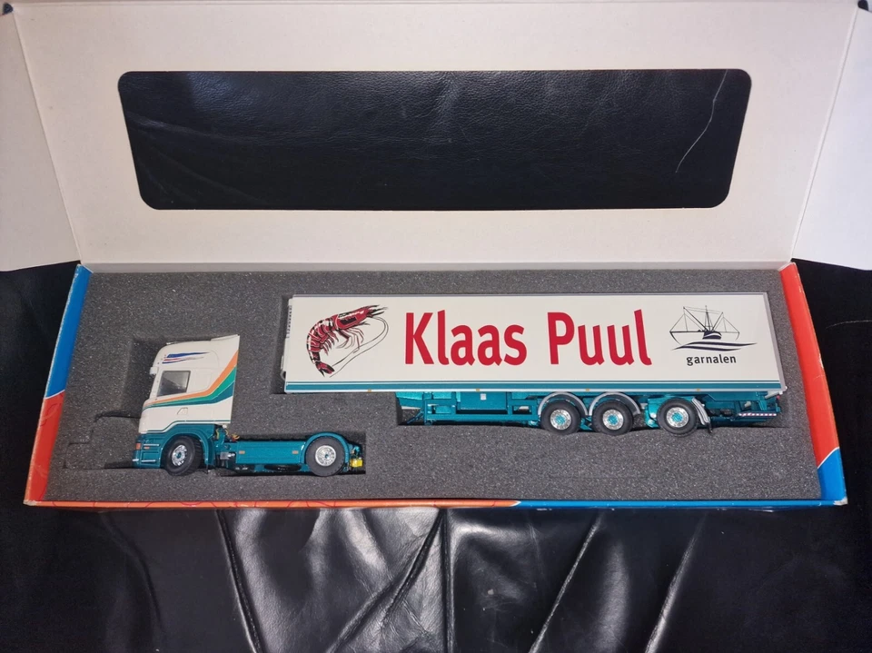 Tekno Scania R 2-axle Tractor & 3-Axle Fridge Trailer 1/50 Scale Die-Cast - Image 2 of 4