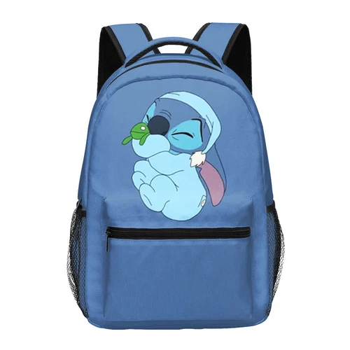 Cartoon Stitch School Backpack Laptop Bags Kids Handbag Travel Bag Teenagers Bag - Picture 33 of 56