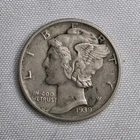 1939-D Mercury Dime 90% Silver – Strong Details – Denver Mint – US Coin