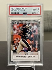 2017 Panini Playoff - Adrian Peterson #58 PSA 10