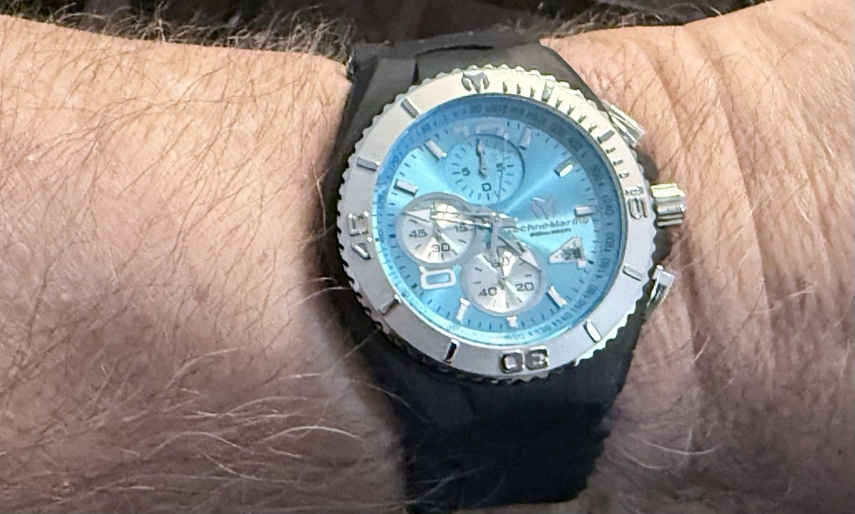 TechnoMarine Cruise JellyFish Men's Watch 46mm Black Teal TM