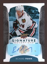 2017-18 Upper Deck Signature Sensations Auto Autograph #SS-RP Richard Panik