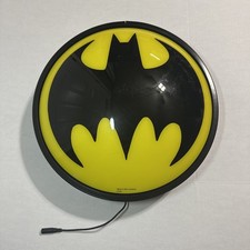 Batman DC Comics Open Road Home Accents 16" Light Up Bat Signal Wall Sign Works