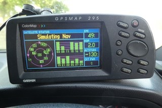 Garmin GPSMap 295 Aviation / Land GPS. I have test it on my car and lot of bits