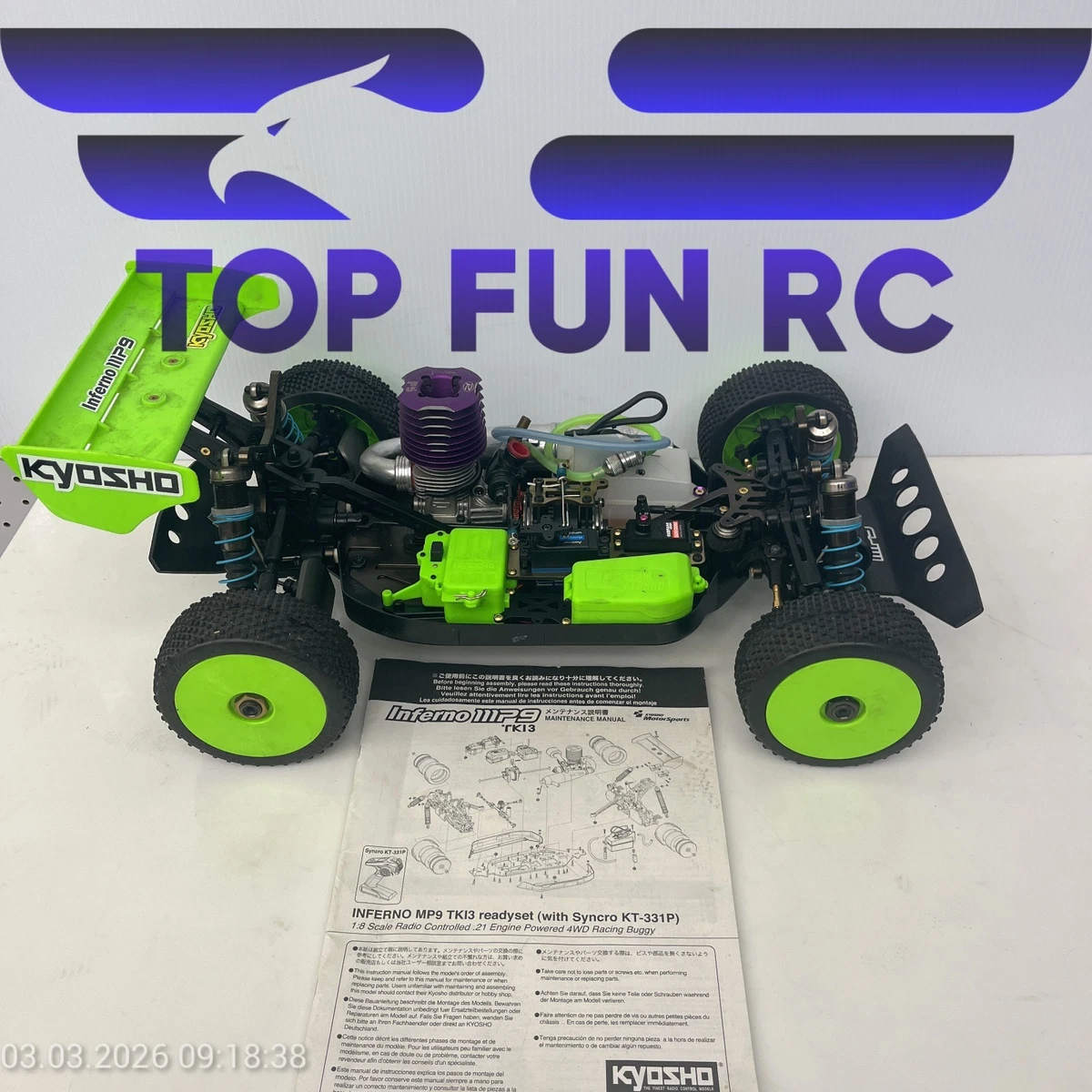 Kyosho Nitro & Glow Fuel RC Cars, Trucks & Motorcycles for sale | eBay
