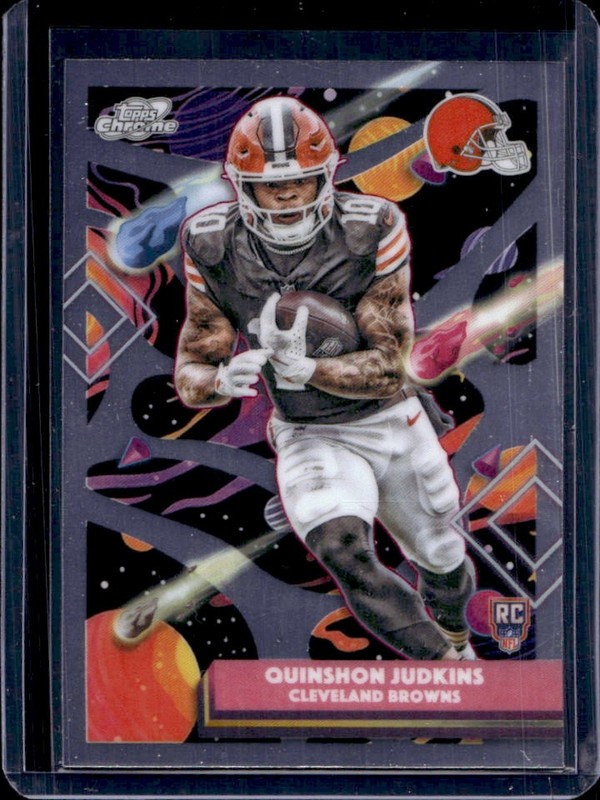 2025 Topps Cosmic Chrome Quinshon Judkins RC Rookie #124 Browns