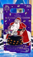 Disney Pin The Nightmare Before Christmas 2025 Lock Shock Barrel Santa Claus NBC