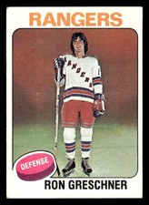 1975-76 Topps Ron Greschner RC #146 - New York Rangers - EX