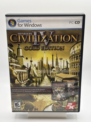 Sid Meier s Civilization IV Good Edition PC CD Game Windows Civ 4 Warlords Exp